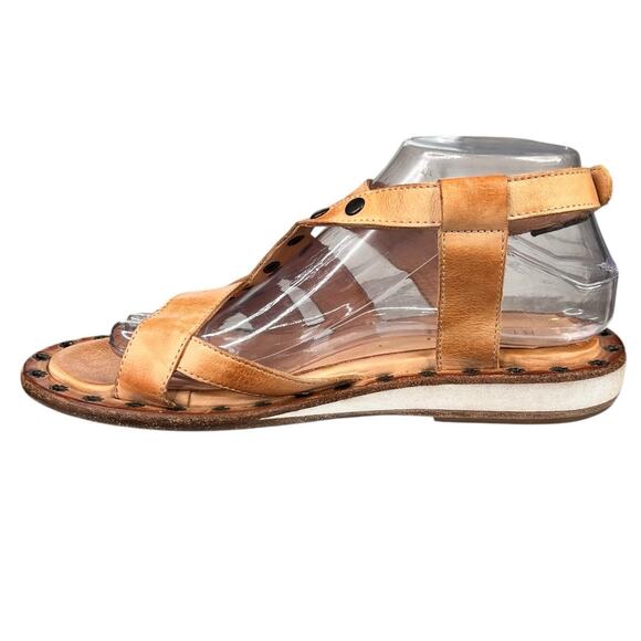 Bed Stu Women’s Kavala Brown Leather Studded Gladiator Sandal Size US 8 - Picture 2 of 12